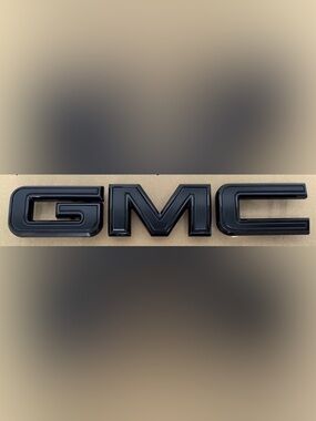 OEM  Black GMC Emblem for 2019 to 2026 GMC trucks and SUVs